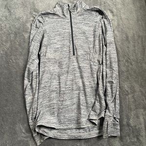 lululemon athletica Gray Quarter-Zip Top